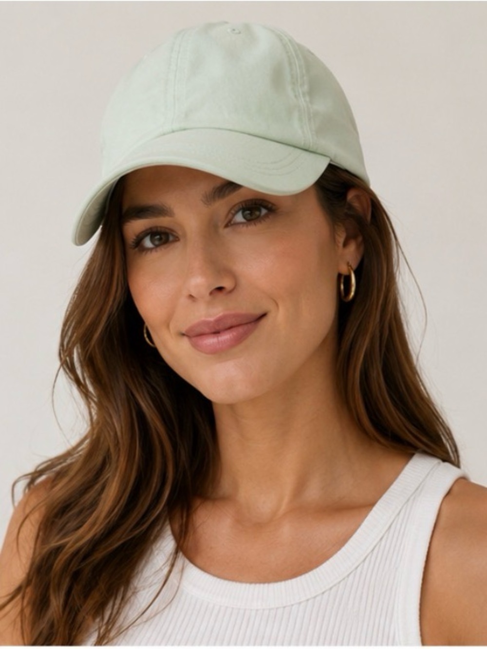 Layer 8 Mint Green Baseball Cap